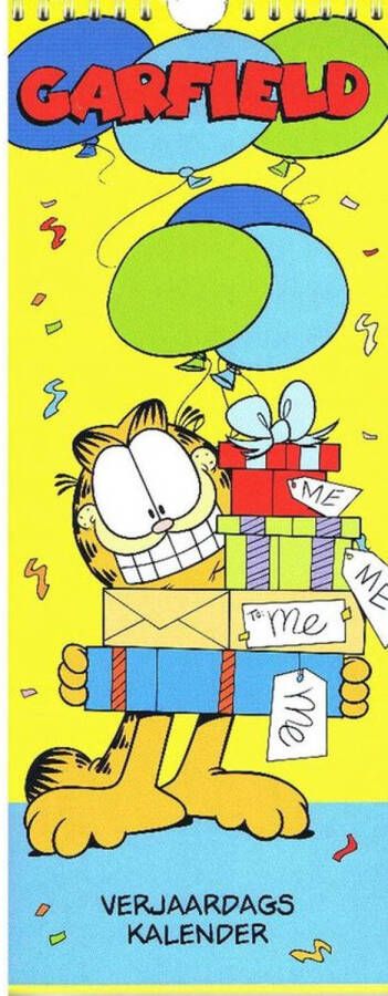 Interstat Verjaarsdags Kalender Garfield 33 x 13 cm