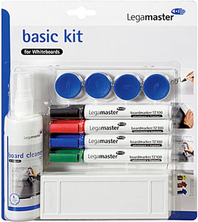 Legamaster BASIC whiteboard accessoire set 10-delig