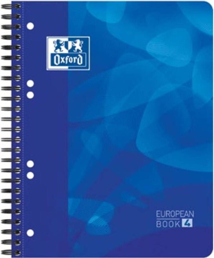 HAMELIN OXFORD School projectbook A5 gelijnd 6 gaats 120 vel soepele kunststof kaft blauw