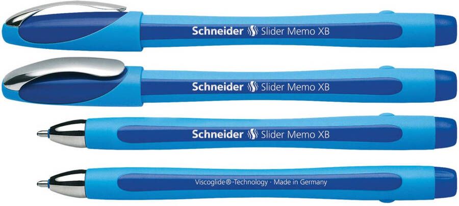 Schneider Balpen Slider Memo XB blauw