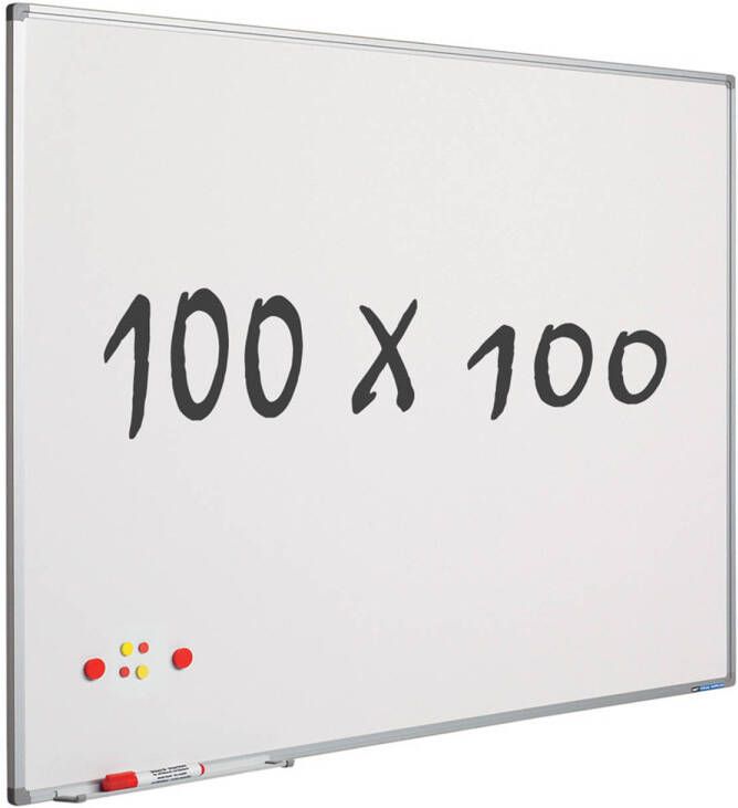 Smit Visual Whiteboard 100x100 cm Magnetisch