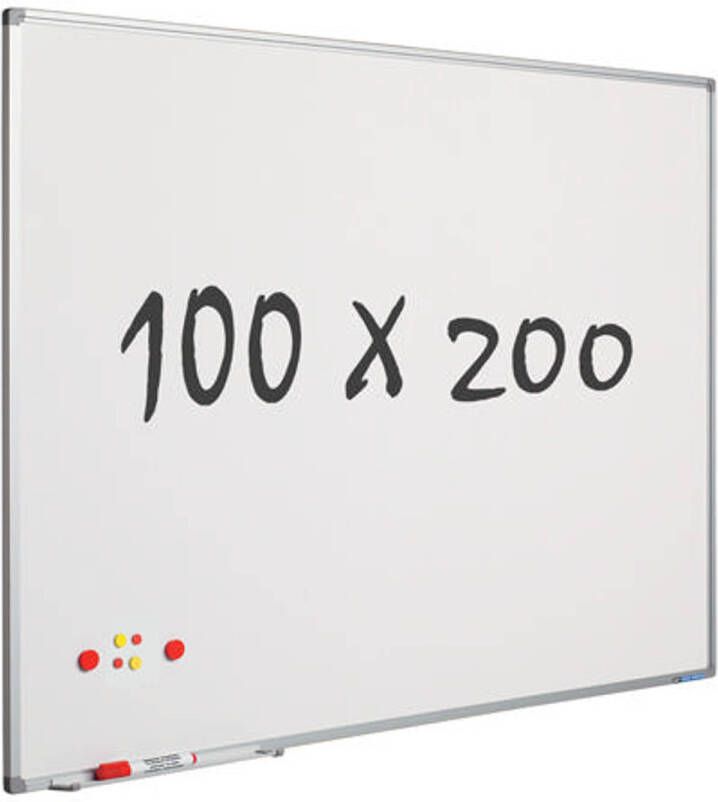 Smit Visual Whiteboard 100x200 cm Magnetisch