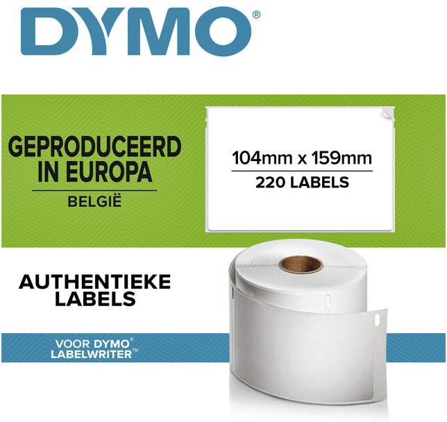 Dymo Etiket 904980 labelprint 4XL 104x159mm 220st.