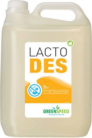 Greenspeed desinfectie Lacto Des geurloos flacon van 5l