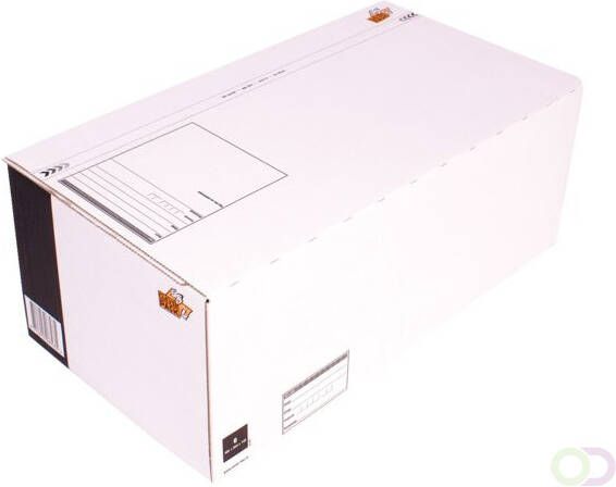 Cleverpack Postpakketbox 6 485x260x185mm wit 25stuks