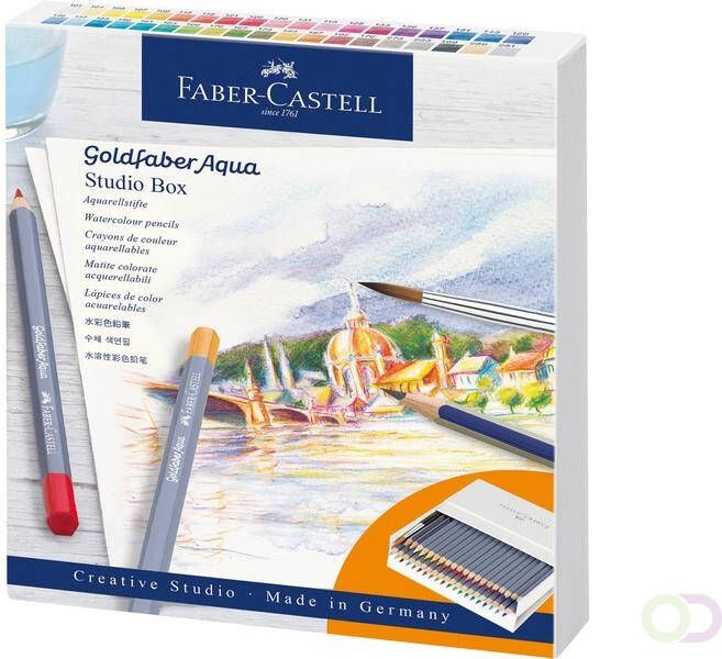 Faber Castell Aquarelpotlood Faber-Castell Goldfaber studiobox Ã¡ 38 3 stuks