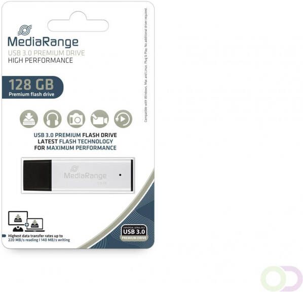 MediaRange USB 3.0 high performance flash drive 128GB