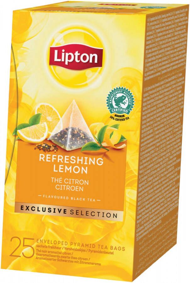 Lipton Tea Company Lipton thee Citroen Exclusive Selection doos van 25 zakjes