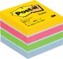 Post-It Notes mini kubus 400 vel ft 51 x 51 mm geassorteerde kleuren - Thumbnail 3