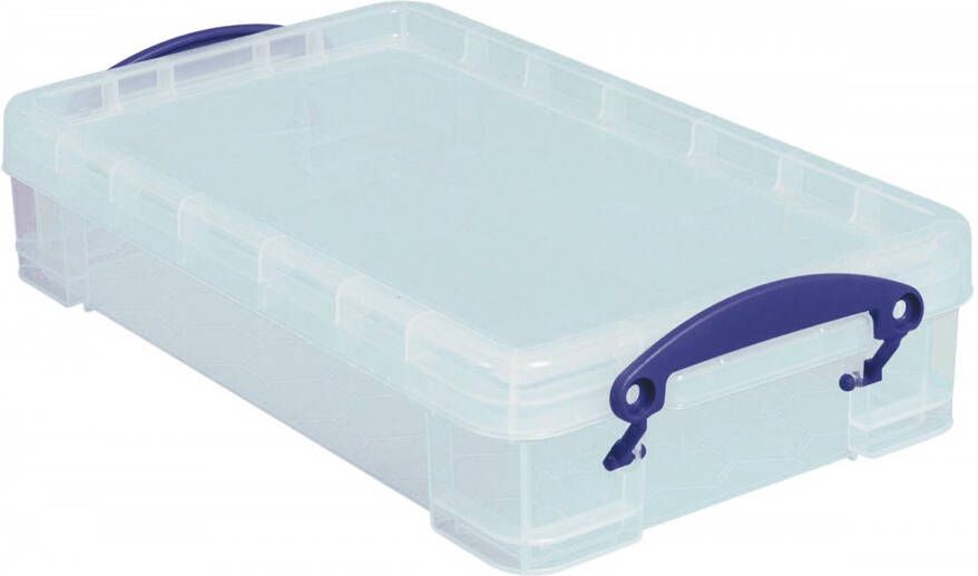Really Useful Boxes van stevig kunststof | VindiQ Really Useful Box opbergdoos 4 liter transparant